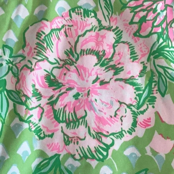 Lilly Pulitzer Pink Green Floral Skort - Picture 7 of 8